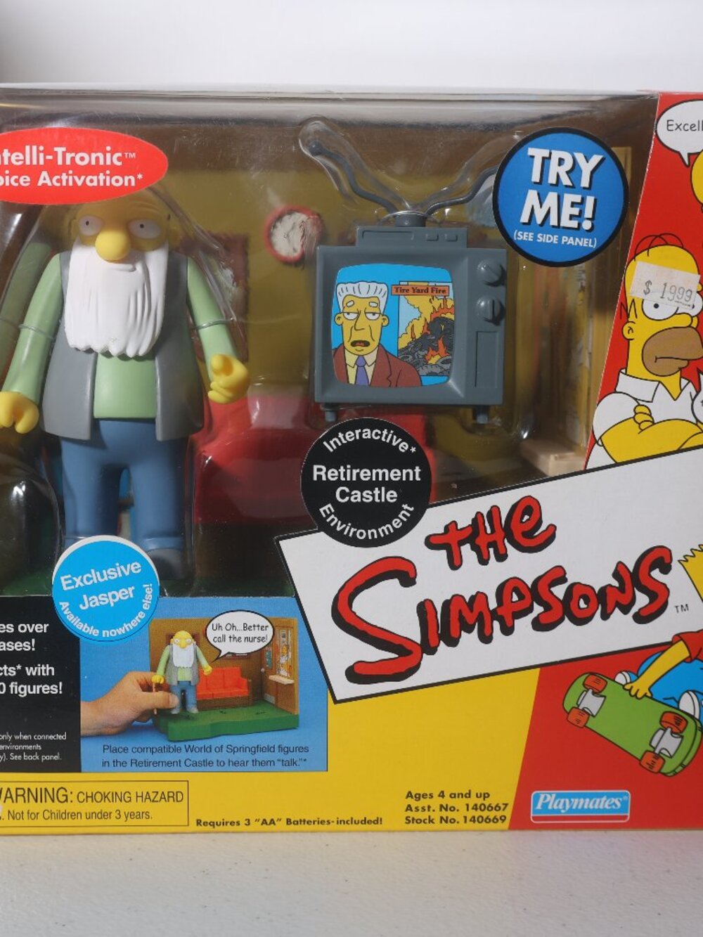 Playmates World of Springfield, The Simpsons - Retirement Castle - Jasper